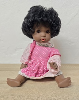 Cute plastic doll Schildkröt doll 28 cm sleep eyes collector Vintage