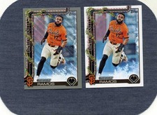 2025 TOPPS HOLIDAY #H129 HELIOT RAMOS + SILVER SNOWFLAKE 