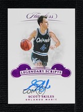 2018 Panini Flawless Legendary Scripts Pink 12/20 Scott Skiles #LS-SSK Auto 7ba