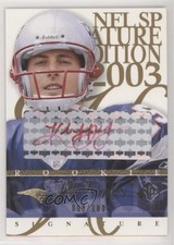 2003 SP Signature Edition Red Ink /100 Kliff Kingsbury #KK Rookie Auto RC