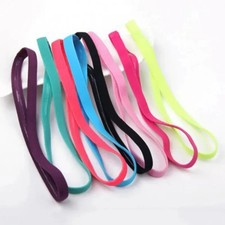 5/15/30Pcs Candy Color Women Men Yoga Hair Bands Sports Headband Girls Sport Ant