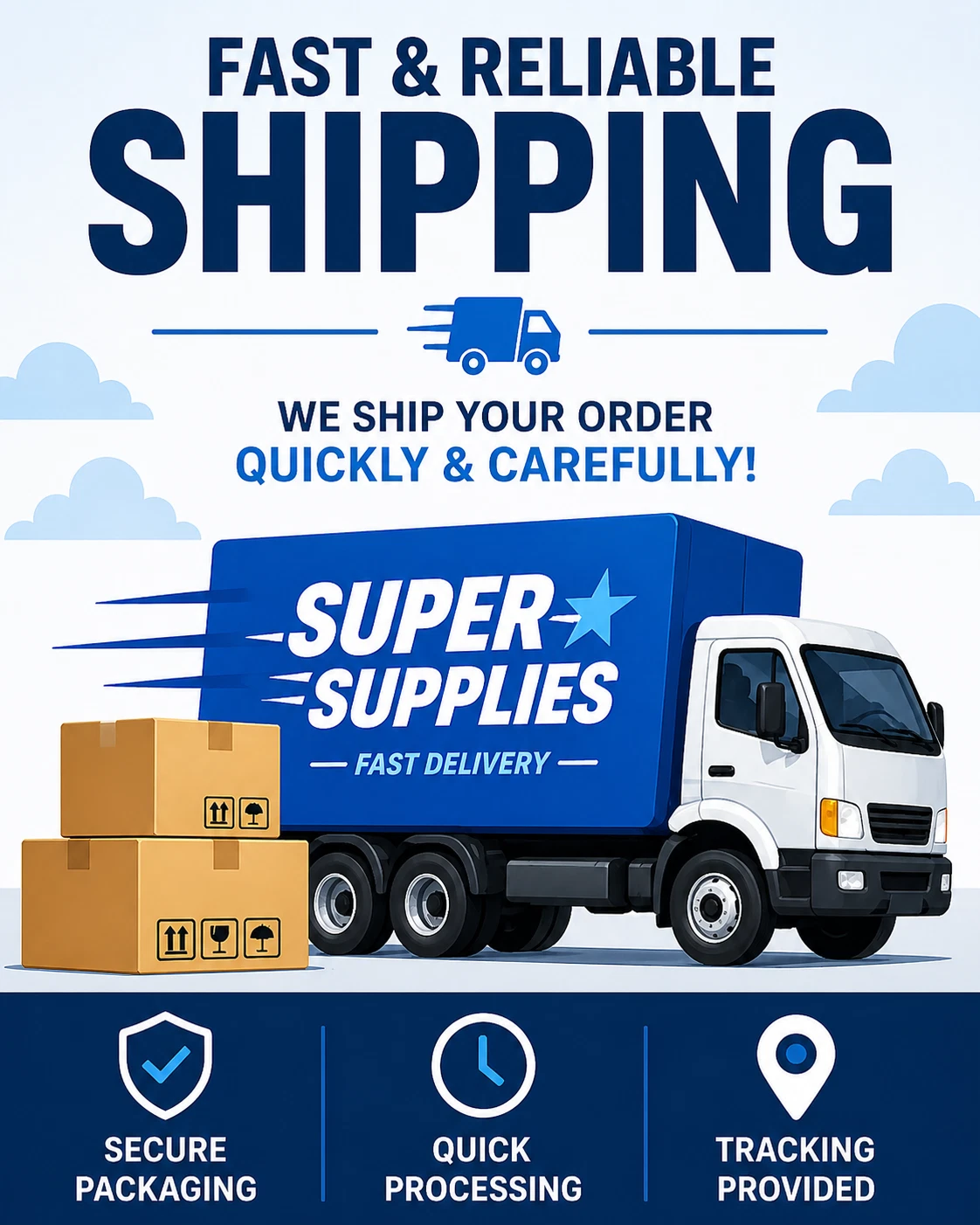 Super Supplies Fast and Reliable Shipping