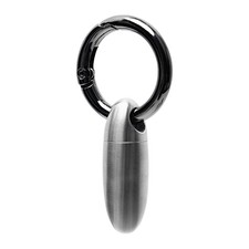 1x Pill Box Case Holder Keychain Medicine Mini Titanium Alloy Bottle Container
