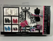 Barbie Basics Black Label Look 3 Collection 001 Shoes, Purse, Scarf, Glasses