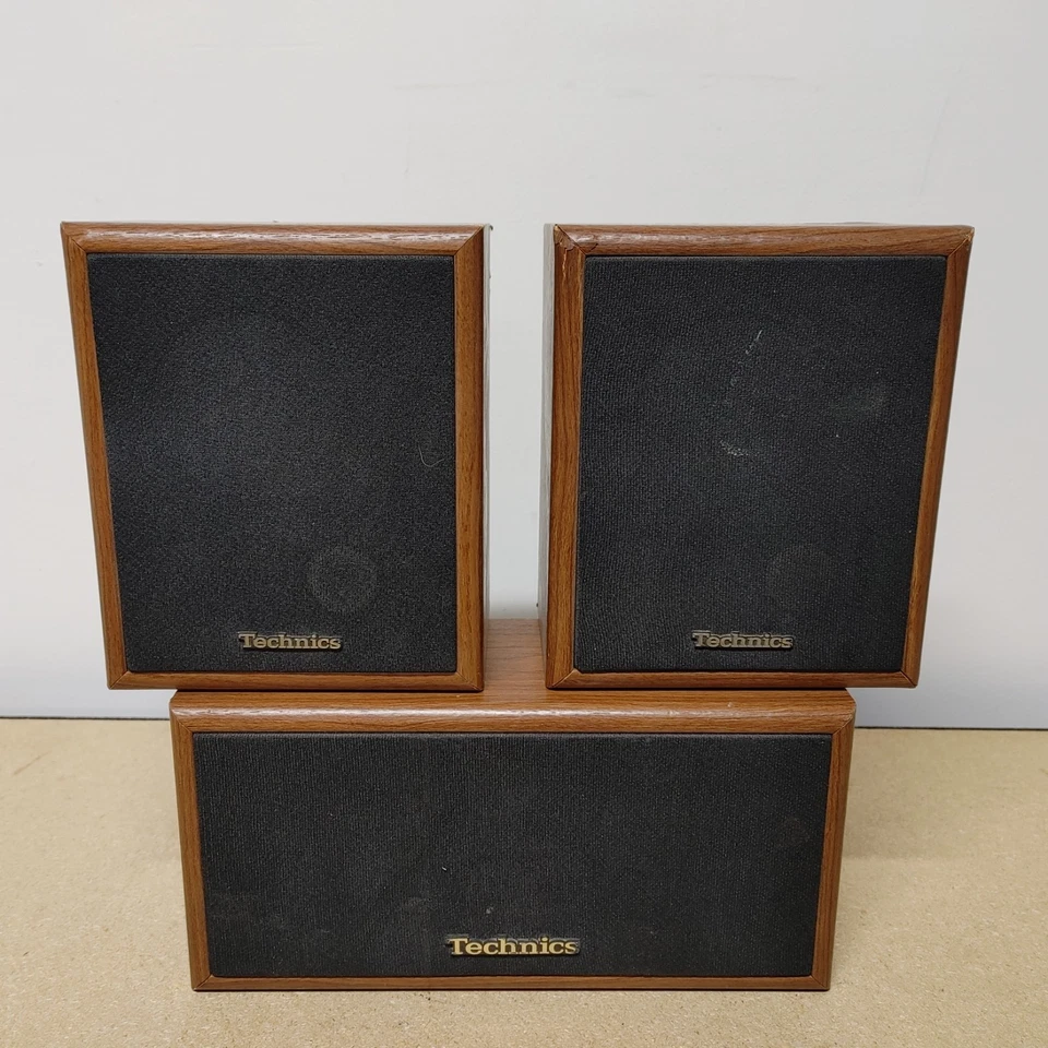 Juego de 3 altavoces de estantería Technics vintage SB-C35 100W SB-S35 70W EN MUY BUEN ESTADO Foto 2 de 4