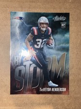TreVeyon Henderson 2025 Panini Absolute By Storm RC #19 New England Patriots