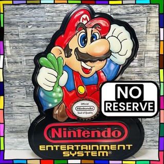 ⭐️ NO RESERVE Super Mario Bros 2 Sign Double Sided Nintendo Sign Store Display