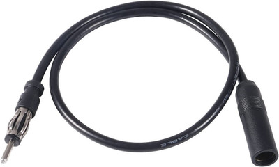 19.6Inch/50Cm Car Radio Antenna Extension Cable, Universal Coaxial Cable Adaptor