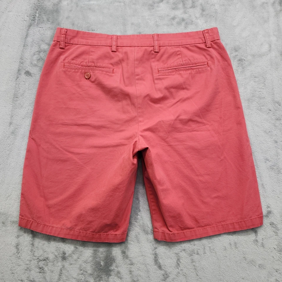 Bermudas cortas antiguas azul marino para hombre 34 rosa sorbete bayas ajustadas de algodón chino informales de verano Foto 2 de 4