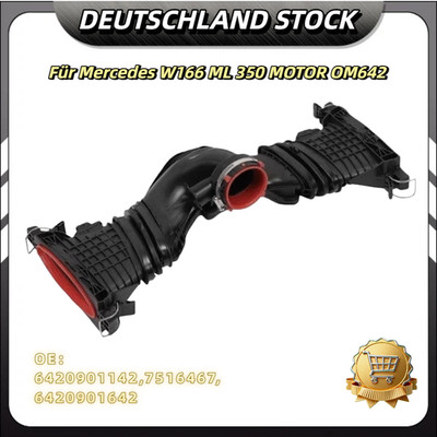 Ansaugrohr Luftmassenmesser Reinluftkanal für Mercedes W166 ML 350 MOTOR OM642