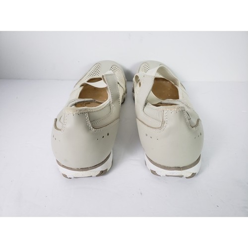(JL) Skechers Bikers Women's Shoes Size 11 Leather Mesh X-Strap Flats Sneakers - Picture 5 of 8