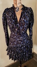 Ulla Johnson Marielle Mini Dress Midnight Blue US 6