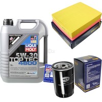 Sct Inspektionspaket 5L Liqui Moly Top Tec 4600 5W-30 FüR Audi A4 1.6 1.8