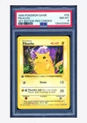 Pokemon PSA 8 Pikachu C Red Cheeks 1999 58/102 Base Set 1ST ED. English