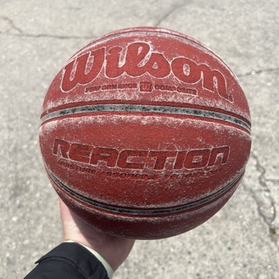 Wilson Reaction Basketball Ball Composite Leather Orange 29.5  Official Size 7