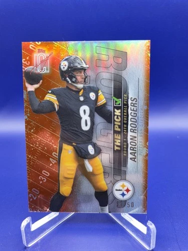 2025 Topps Signature Aaron Rodgers Orange (RAW)