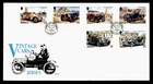 DR WHO 1989 GB JERSEY FDC VINTAGE CAR COMBO R60828
