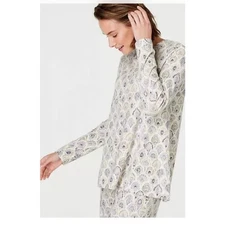 J Jill Sleep Sueded Elliptical Tee and Straight Leg Pant Set Size XS