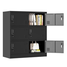 6-door Employee Metal Storage Lockers 4 Office Gym School You Name It