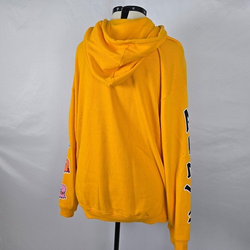 Sudadera con capucha para mujer Pac Man 3XL amarilla manga larga cordones gráficos coloridos - Imagen 11 de 17
