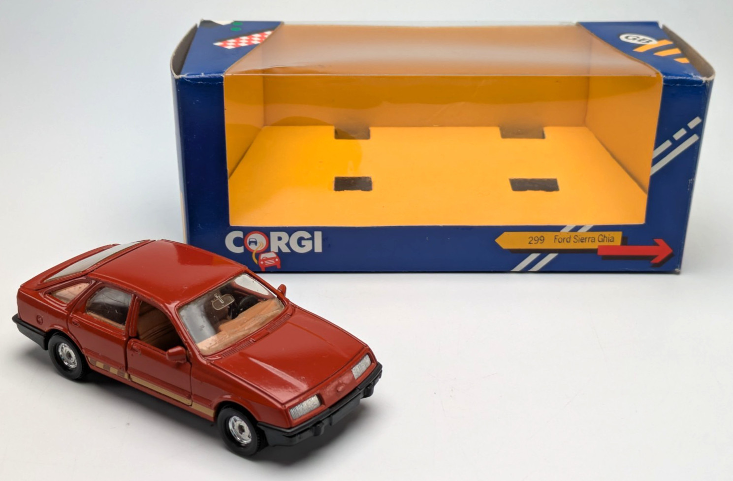 Corgi 1/36 Ford Sierra 456 Polizei – Miniature De Collection Allemande