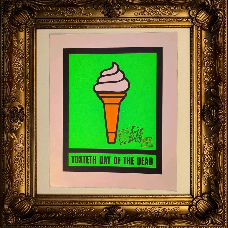 James Cauty Bill Drummond KLF TOXTETH DAY OF THE DEAD Serigraph Print K2 L-13 - Image 3 of 4