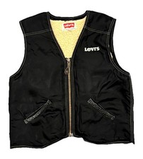 Levis Strauss Sherpa GrÖße M 48 50Weste BodyWarmer Wärmer TeddyFell Arbeitsweste