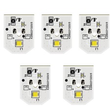 5PCS Refrigerator LED Light Board Replacement WR55X11132 For GE Refrigerator