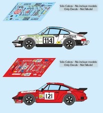 Decals Porsche 930 Le Mans 1984 114 121 1:32 1:24 1:43 1:18 slot calcas