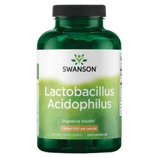 Swanson Lactobacillus Acidophilus Probiotic 1 Billion CFU Per Cap (250 Capsules)