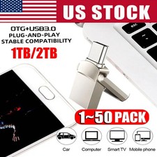 1/2TB Type C/USB-A USB 3.0 Flash Drive Thumb Drive Memory Stick for PC Lapto LOT