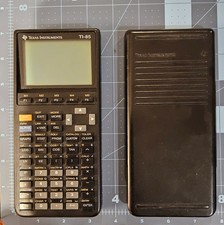 Texas Instruments TI-85 Graphing Calculator With Cover Black