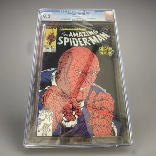 The Amazing Spider-Man #307 cgc 9.2 (COVER BROKEN )