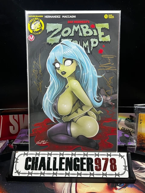 ZOMBIE TRAMP #72 Mike McComb DOUBLE SIGNED Dan Mendoza w/ COA