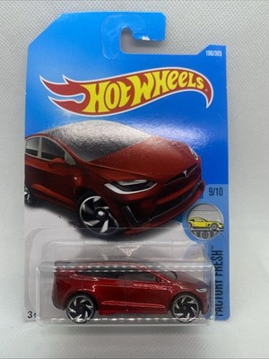 Hot Wheels Tesla Model X 2017 #196 Factory Fresh 9 of 10