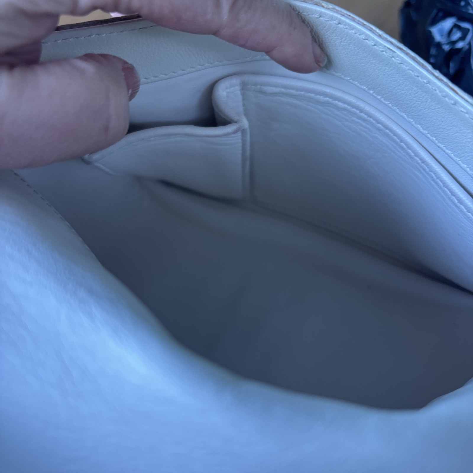 Celine Off White Python Flap Crossbody Bag Rare - image 13