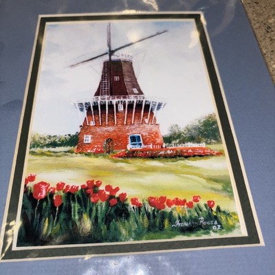 Frank Roosa Signed 8x10 Nautical Art Print Day Star Art Studios Michigan
