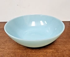 FIRE KING OVEN WARE TURQUOISE BLUE 8" SERVING BOWL