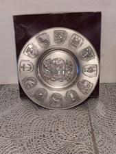 Wandteller Zinn 24 cm, SKS Design 94 % Zinn mit Zertifikat