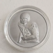 Larry Csonka 2002 Miami Dolphins Commemorative Football Coin Brand HOF Wachovia