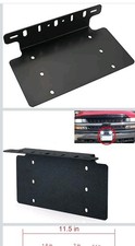 Universal License Plate Mounting Bracket Steel for 3" 6" 7" 12" 17" 20" LED Bar