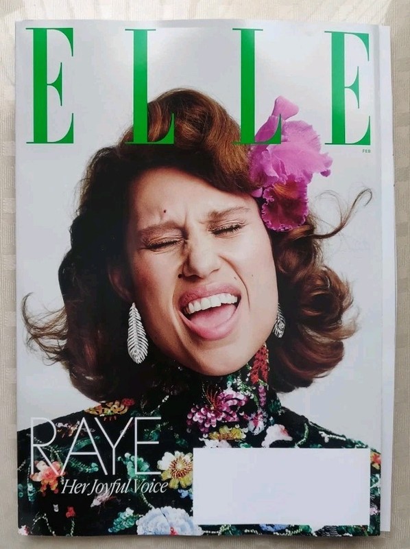 Elle Magazine February 2026 RAYE Helen Mirren Chloe Kim Lulu Tenney Brand New
