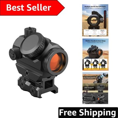 Versatile Red Dot Sight for Airsoft: 12 Brightness Levels & Long Battery Life