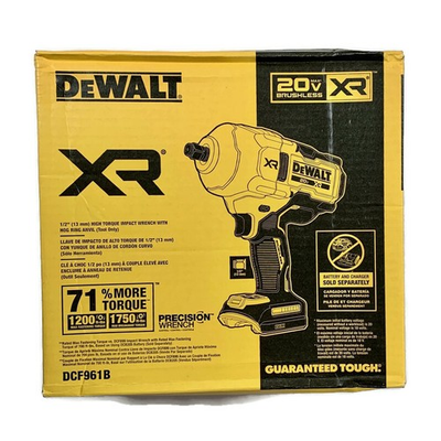 #ad DEWALT DCF961B 20V MAX XR Brushless Cordless 1 2 inch Impact Wrench TOOL ONLY $227.99