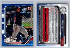 2019 Bowman Draft #BD-52 Derian Cruz Blue #/150