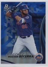 2017 Bowman Platinum Top Prospects Royal Blue Wuilmer Becerra #TP-WBE 05v0