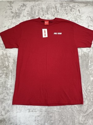 Nelk Boys Full Send T-Shirt Men's Size Large Red Short Sleeve Crew Neck NWT