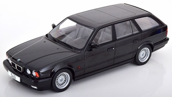 Mcg Bmw 540I E34 Touring 1991 Black Metalli 1:18 18329-image