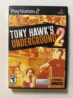 Tony Hawk's Underground 2 W/Manual, Playstation 2, PS2, Skateboarding, NR