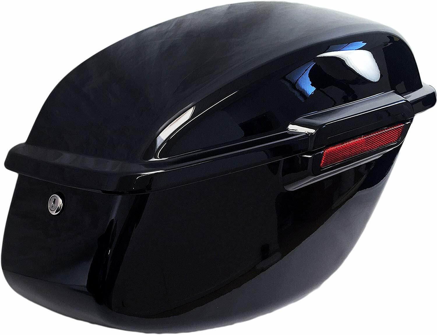Mutazu 20042015 Vivid Black Hard Saddlebags for Harley Sportster 883